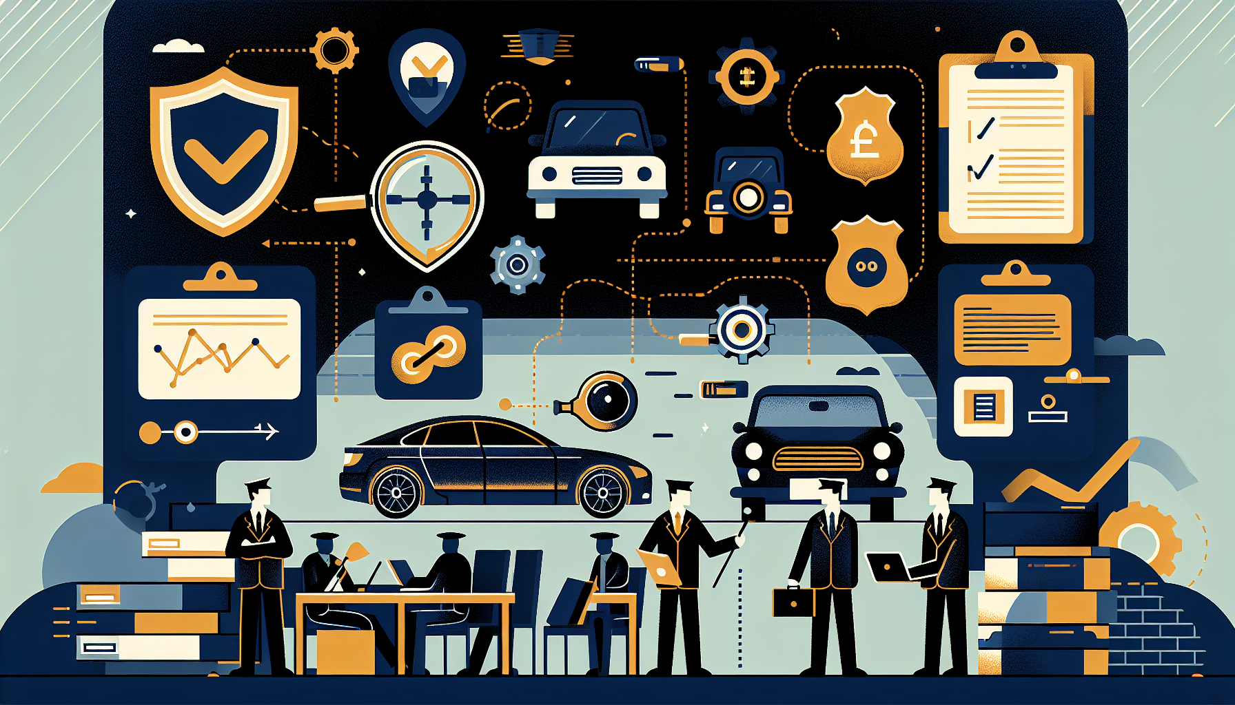 A person checking a car's MOT history on a laptop